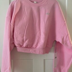 ALO Yoga Blush Pink Pullover